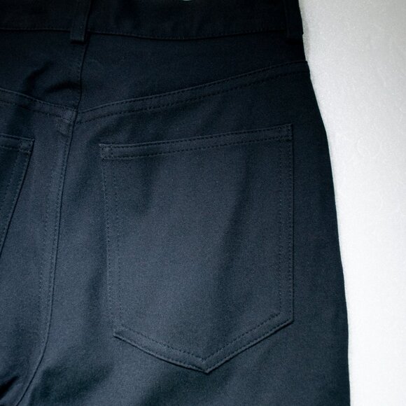 APC High Rise Skinny Jeans Womens S Small Black Stretch Solid Casual A.P.C. A09X - Picture 3 of 5